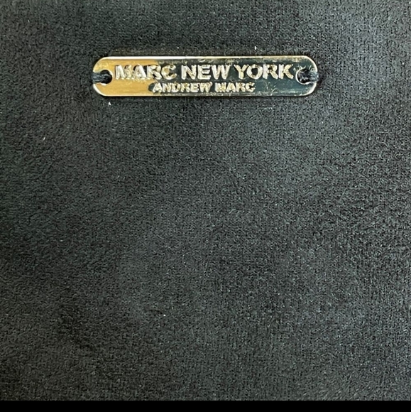 Marc New York Andrew Marck Womens Pants Size Large Olive Faux Suede Leggings - Picture 8 of 10